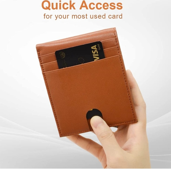 NEW YICOE Bifold Wallet for Men with 10 Card Slots, Coin Pocket,Cash Compartment - Picture 4 of 7